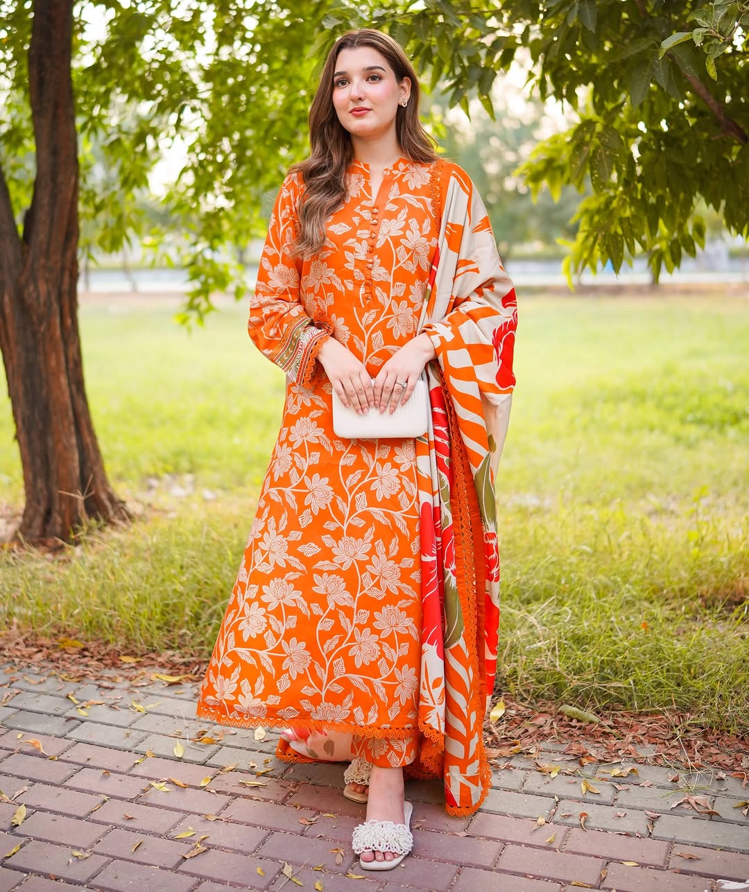 Micro Stitch Soft Silk Three Pieces