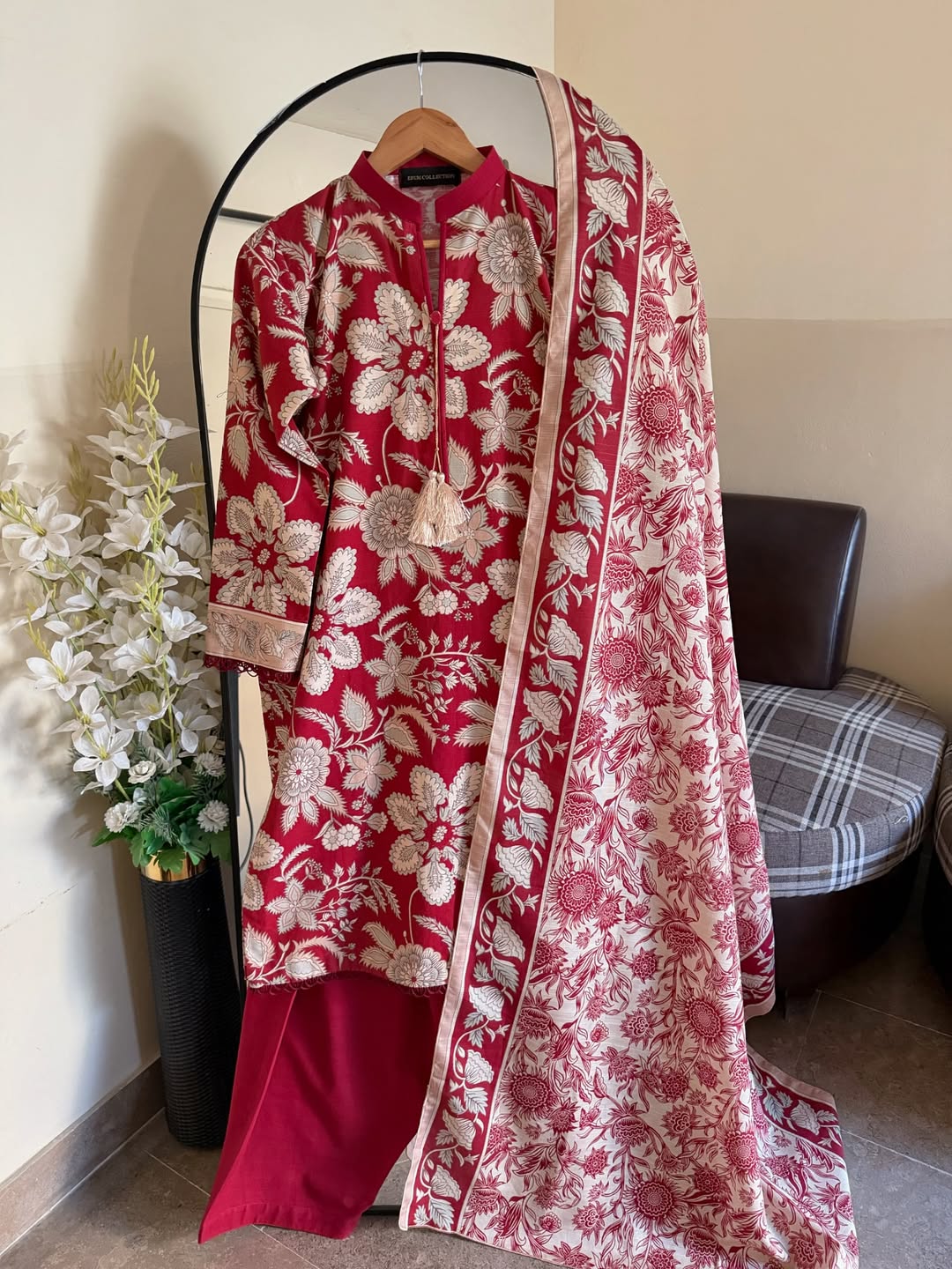 Pakistani Style Slab Cotton Digital Screen Print Three Piece